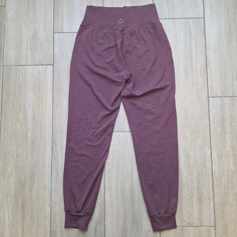 Beyond Yoga Joggers Womens Medium Pink Mauve High Rise Lounge Sweatpants - Picture 3 of 8